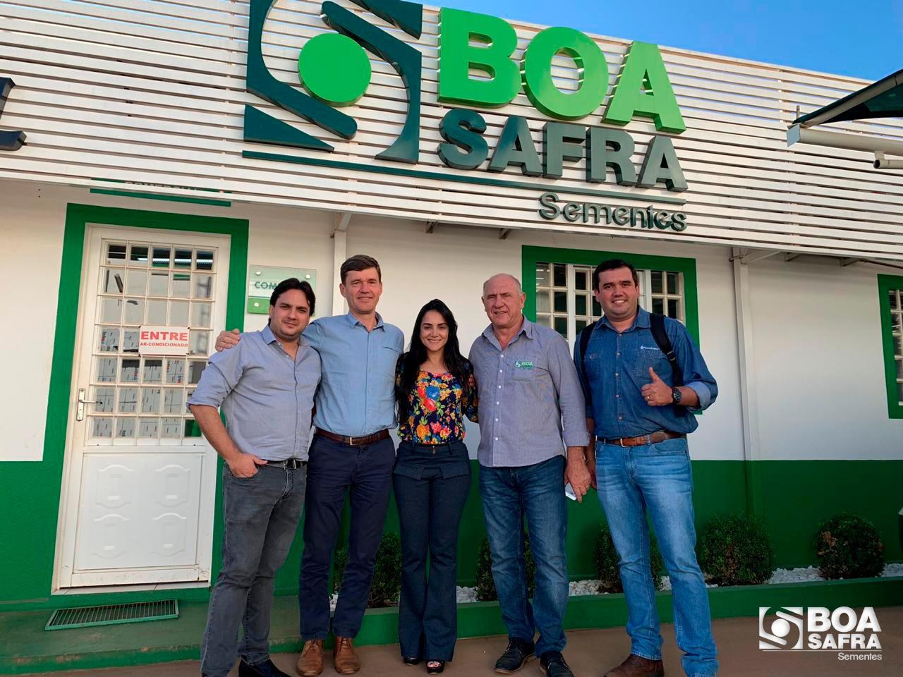 Boa Safra recebe visita do Head Seedcare BR/LATAM, François Burghgraeve