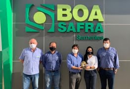 Boa Safra recebe premiação da Brasmax como a maior produtora de sementes no Cerrado Brasileiro