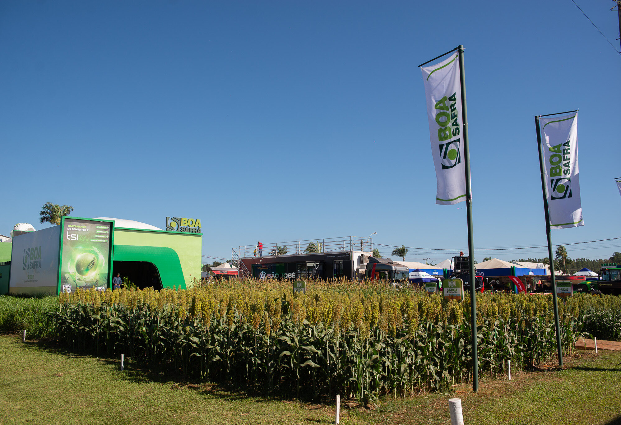 Boa Safra apresenta soluções avançadas em tratamento industrial de sementes na AgroBrasília (DF)