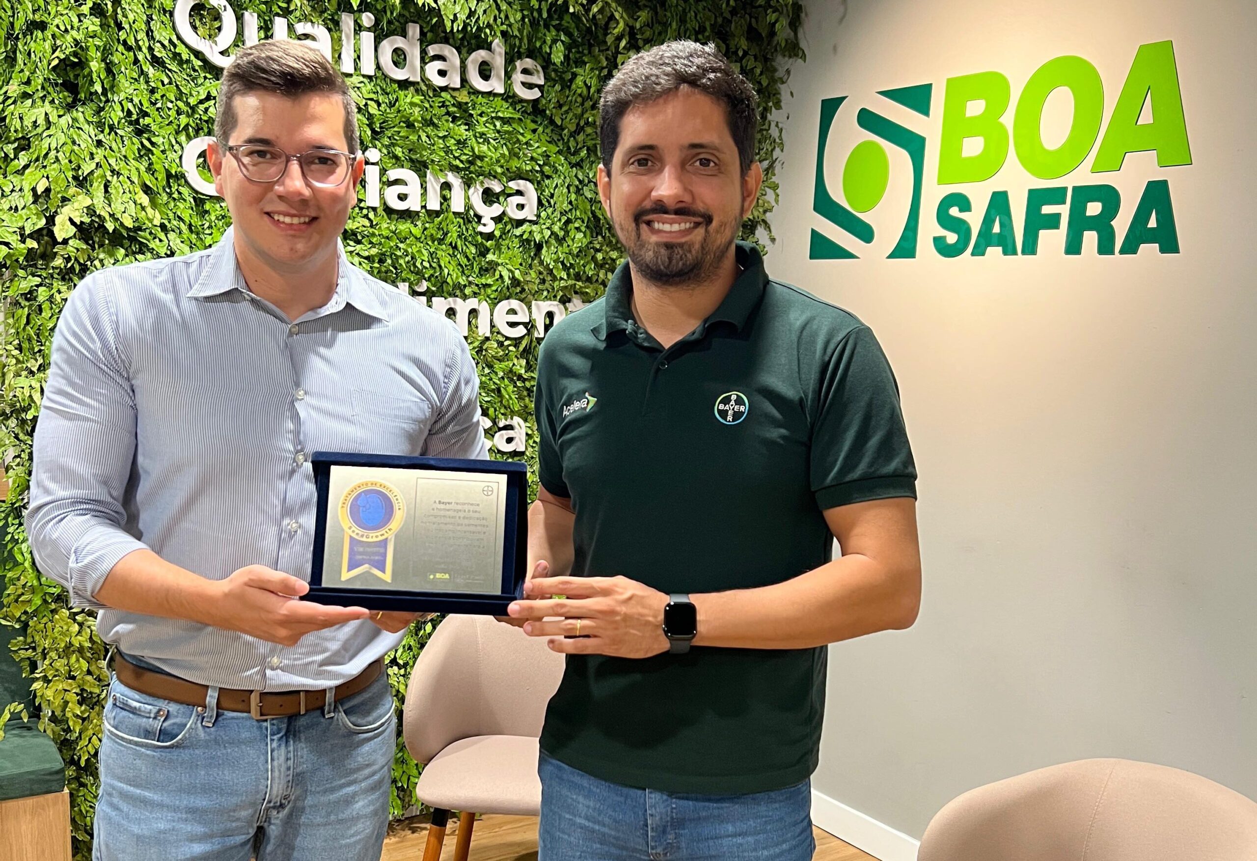 Boa Safra recebe Certificado de Excelência em Tratamento de Sementes pela Bayer